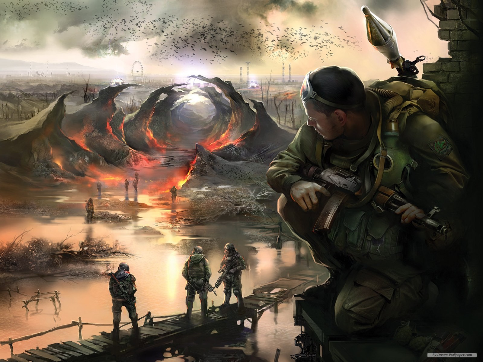 Free Game Wallpaper - Stalker Clear Sky Art - HD Wallpaper 