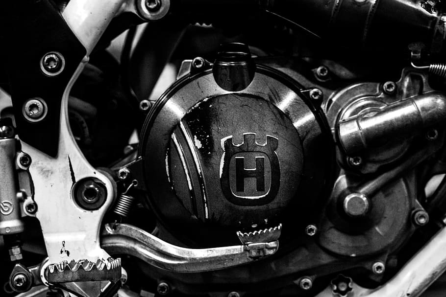Engine, Motorcycle, Husqvarna, Enduro, Summer, Dirtbike, - Engine - HD Wallpaper 