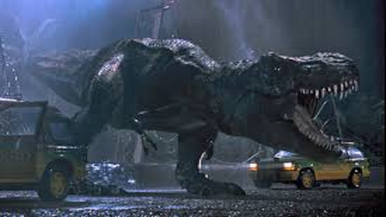 Jp Trex - Jurassic Park 1 Tyrannosaurus Rex - HD Wallpaper 
