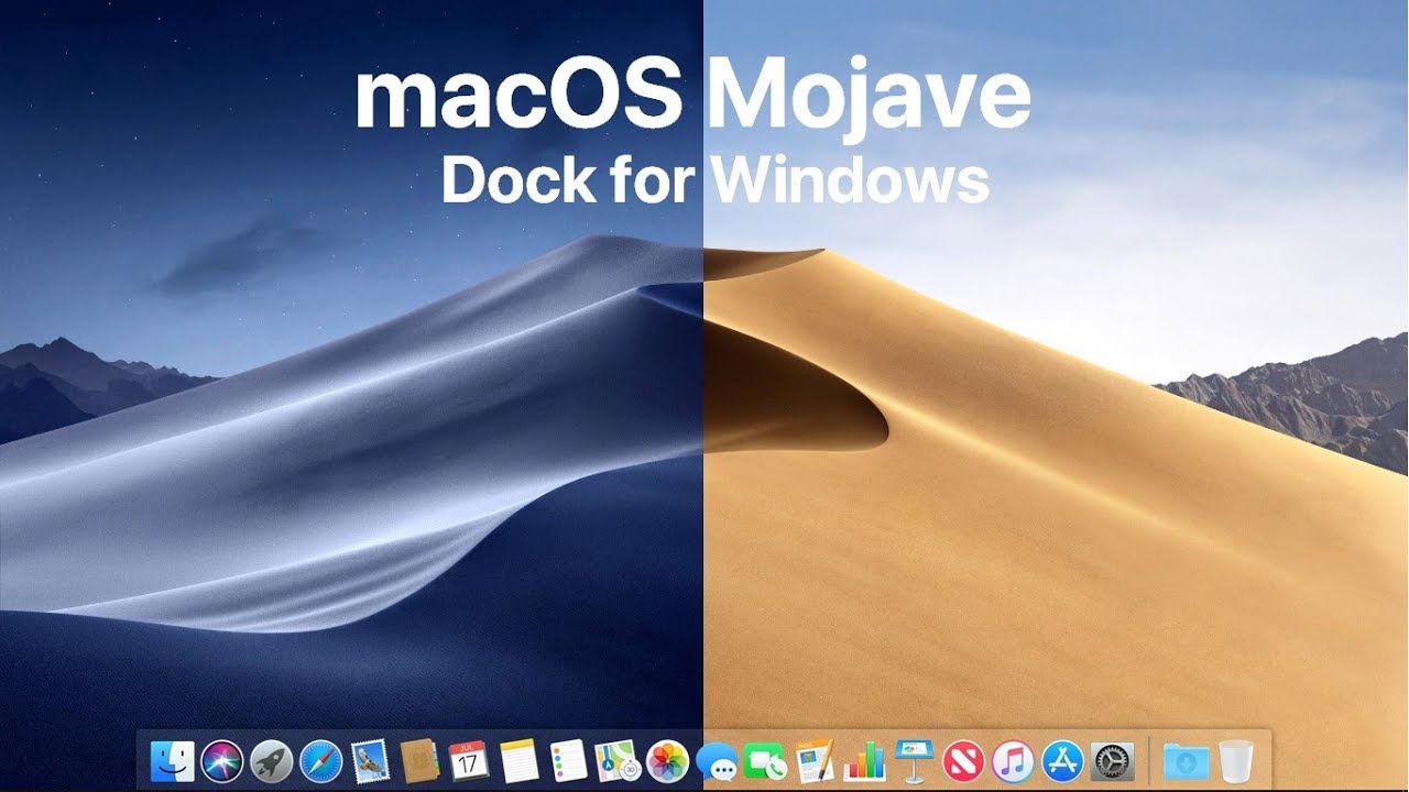 Mac Os Mojave Dock - HD Wallpaper 