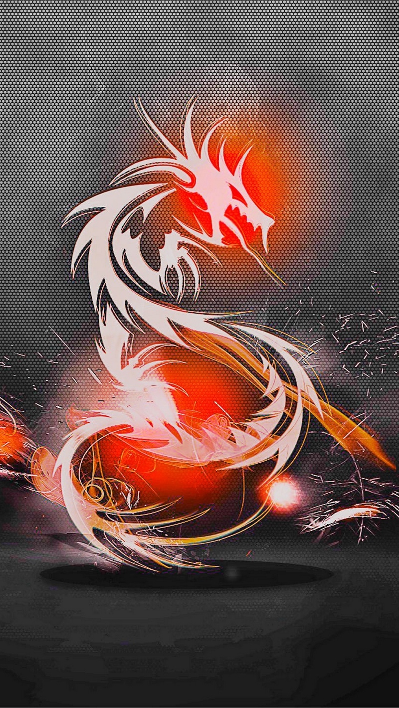 Wallpaper Dragon, Background, Light, Shadow - Dragon - HD Wallpaper 