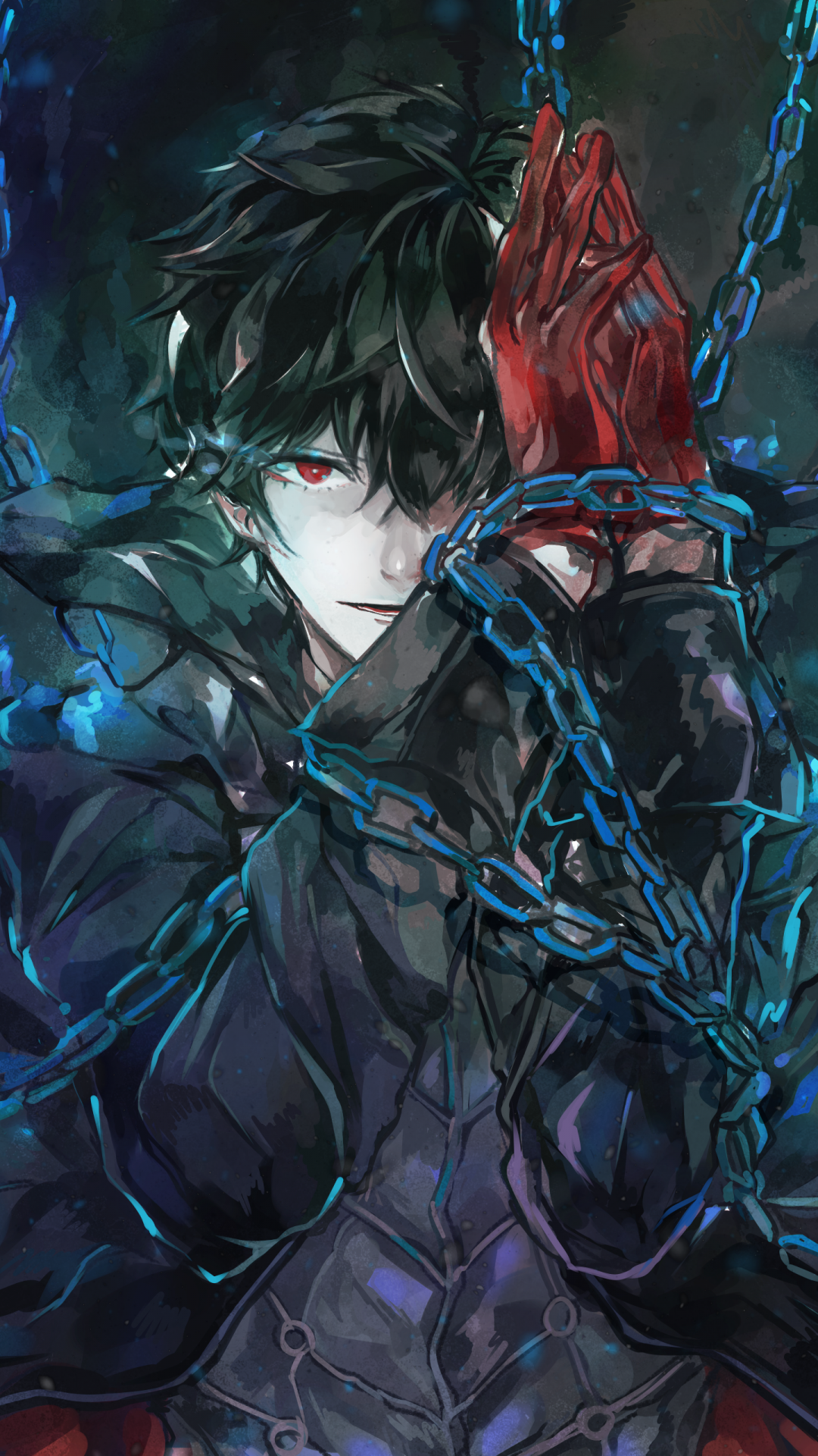Kurusu Akira, Persona 5, Joker, Anime Games, Chains, - Persona 5 Joker Anime - HD Wallpaper 