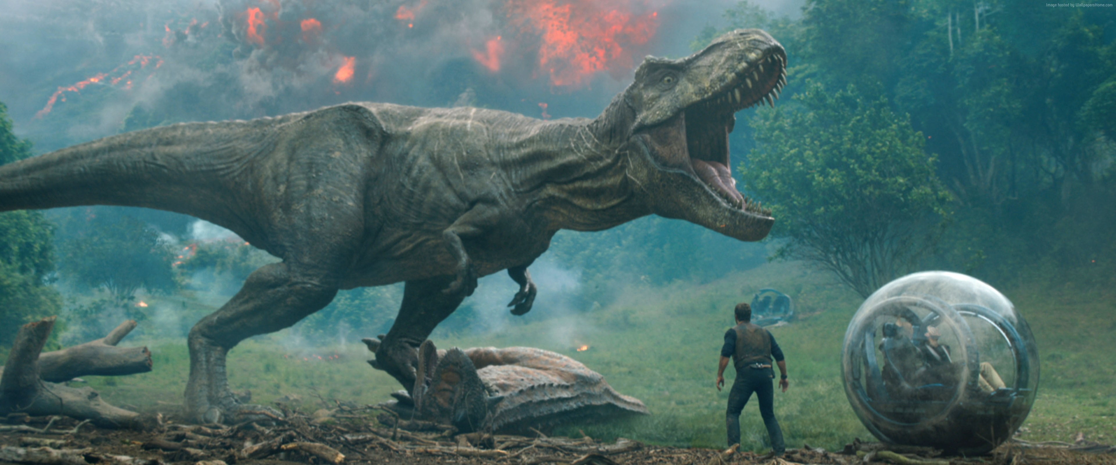 Jurassic World Fallen Kingdom 4k 3840x1603 Wallpaper 