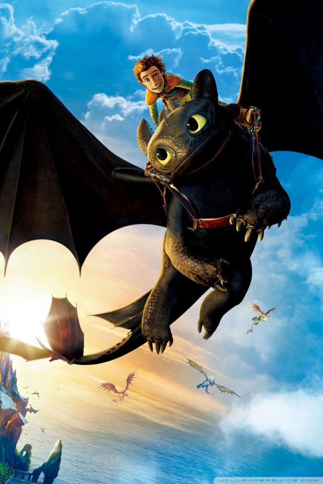 Train Your Dragon 3d - HD Wallpaper 