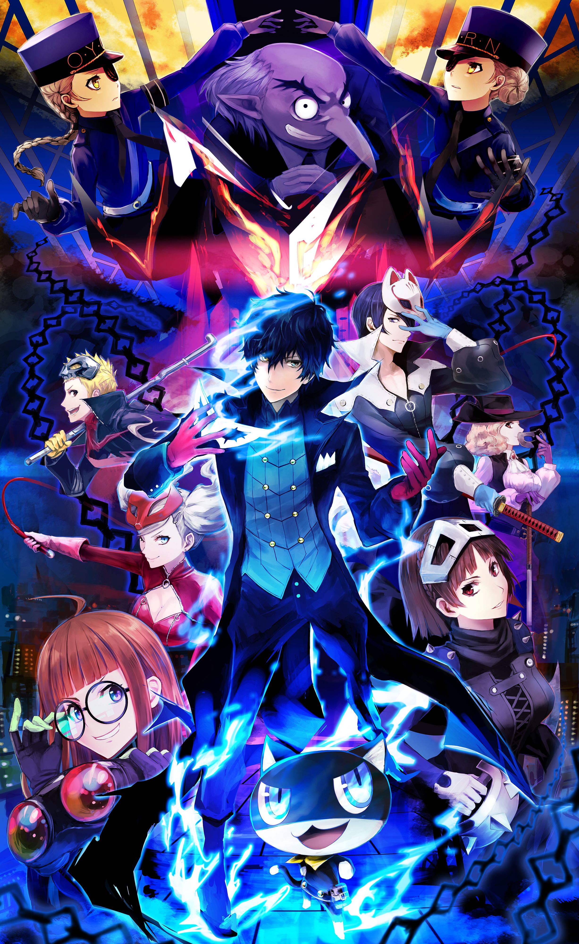 Persona 5 Phantom Thieves 2454x4000 Wallpaper Teahub Io