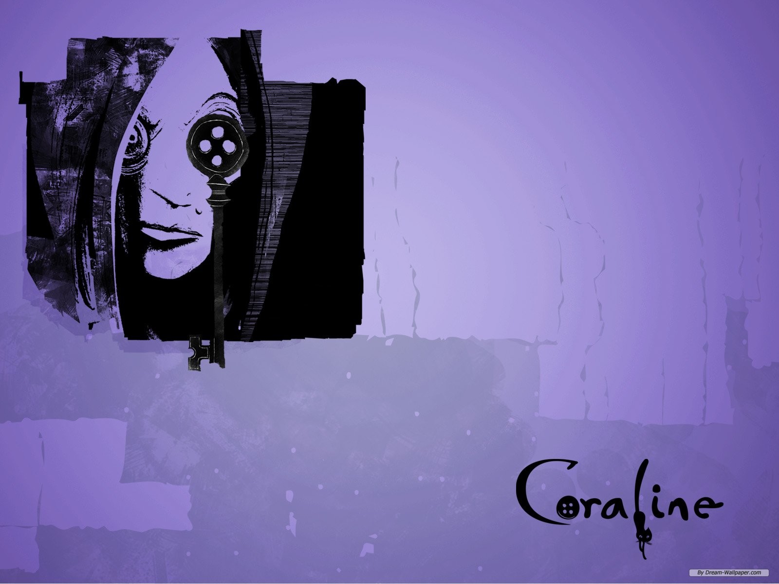 Free Cartoon Wallpaper - Coraline The Door - HD Wallpaper 