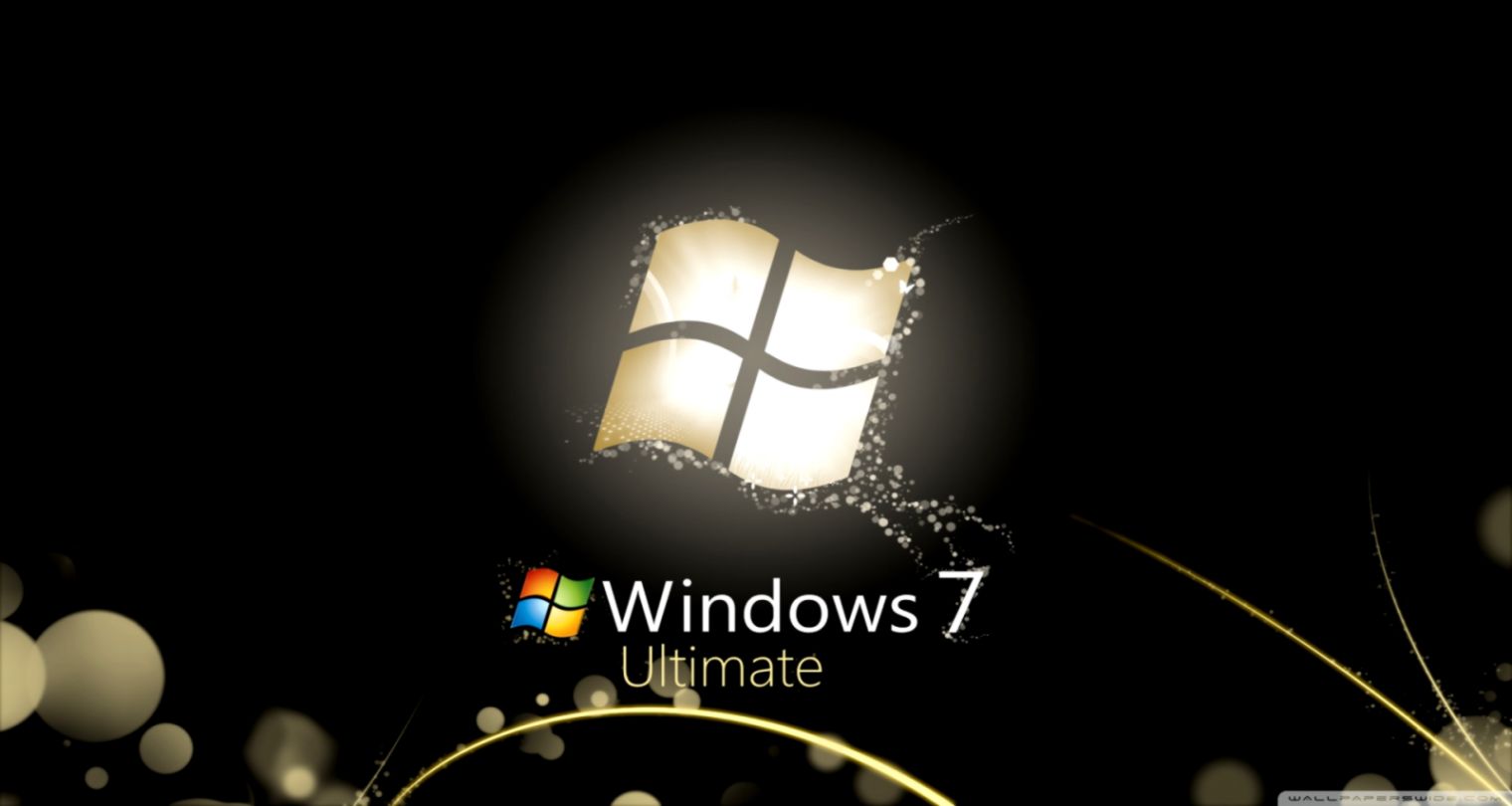 Windows 7 Ultimate Bright Black ❤ 4k Hd Desktop Wallpaper - Full Hd Windows  7 Themes - 1520x810 Wallpaper 