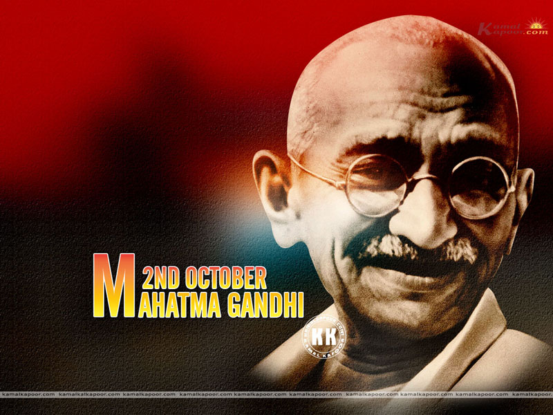 Mahatma Gandhi - HD Wallpaper 