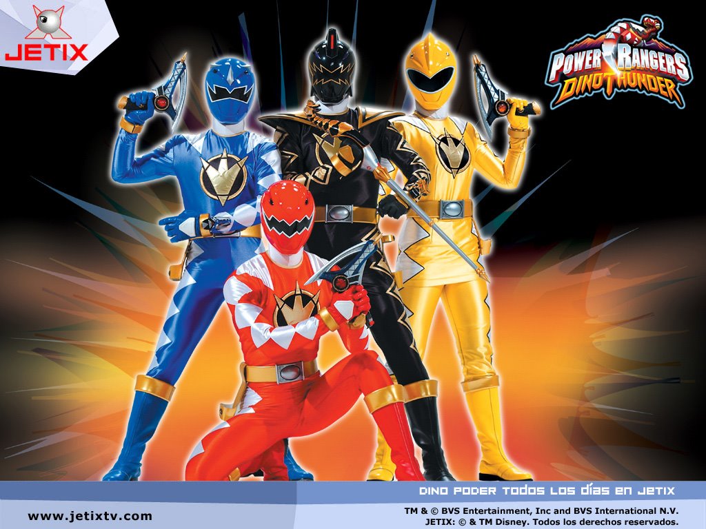 Pr Dino Thunder - Power Ranger Dino Trovão - HD Wallpaper 