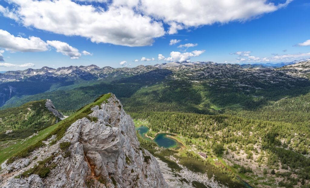 Mountaintop View Of Woods Macbook Pro Retina Wallpaper - Triglav 7 Lakes Hike - HD Wallpaper 