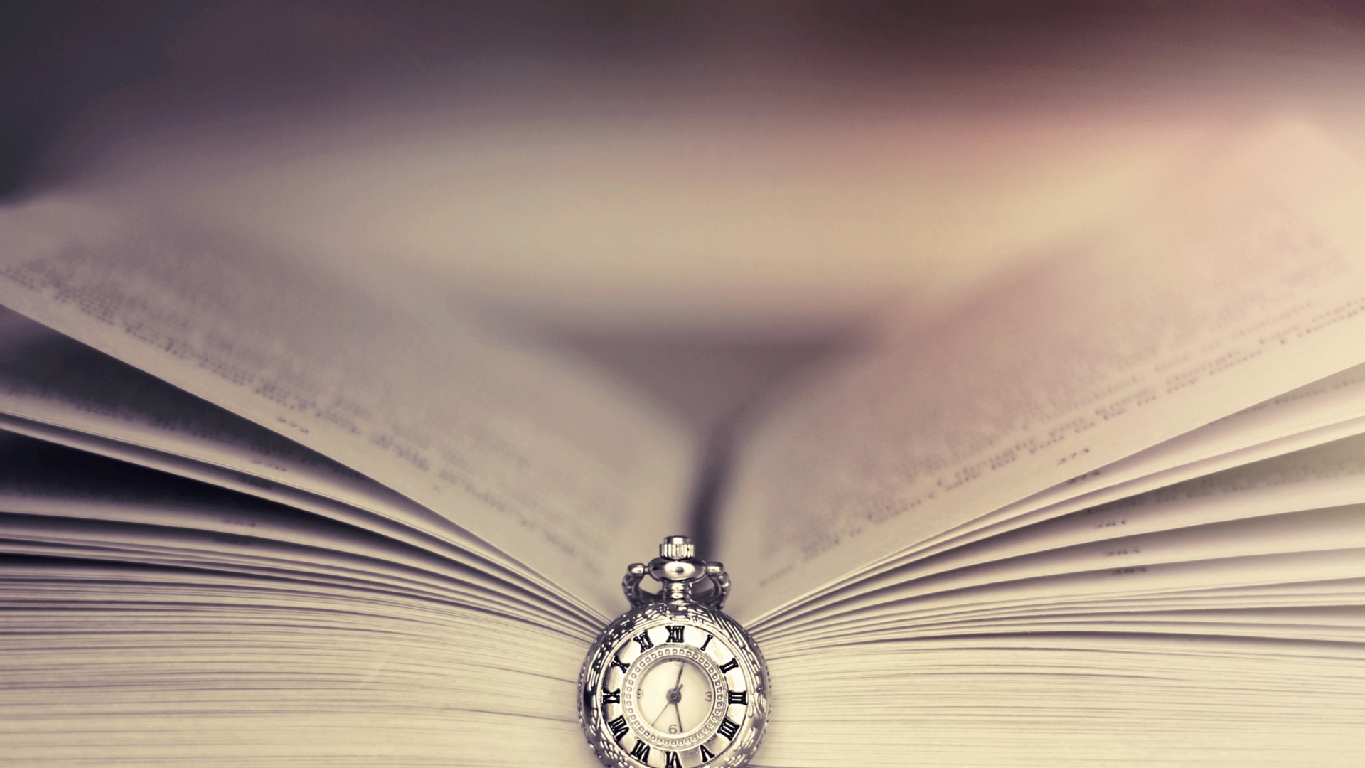 Wallpaper Book, Clock, Bookmark, Mood - Clocks And Books - 1920x1080