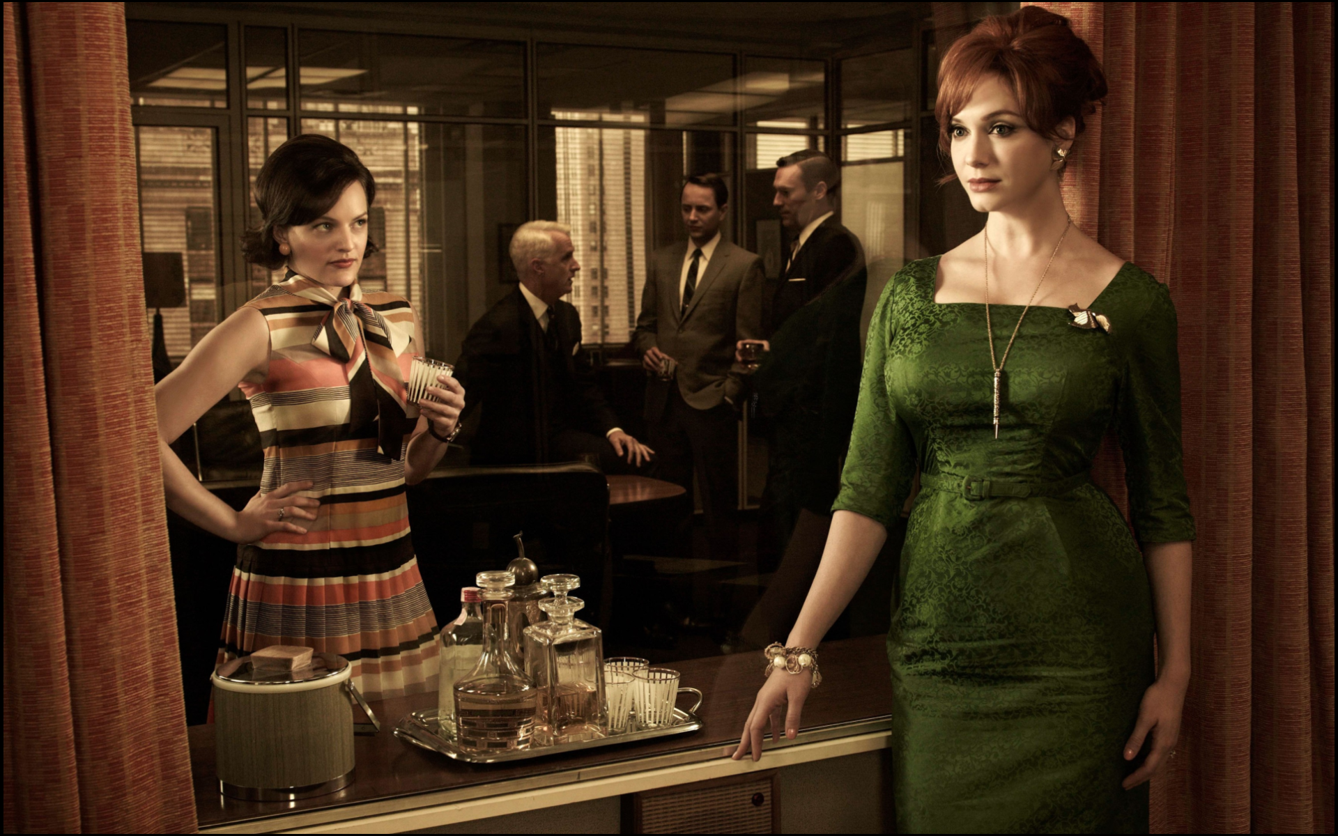 Joan Holloway Christina Hendricks Mad Men - HD Wallpaper 