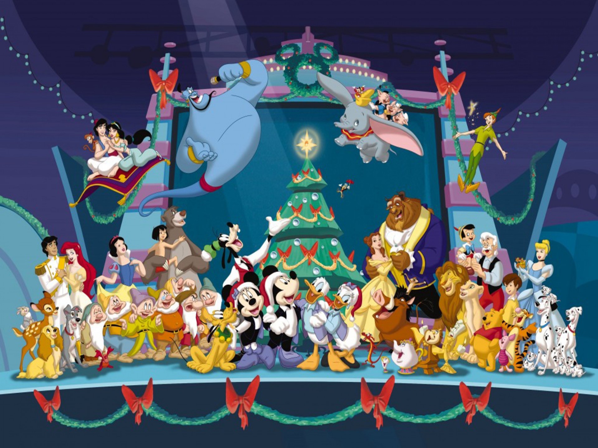 1920x1440, 62979 Disney Characters Christmas Wallpaper - Mickey's Magical  Christmas Snowed In At The House Of - 1920x1440 Wallpaper 
