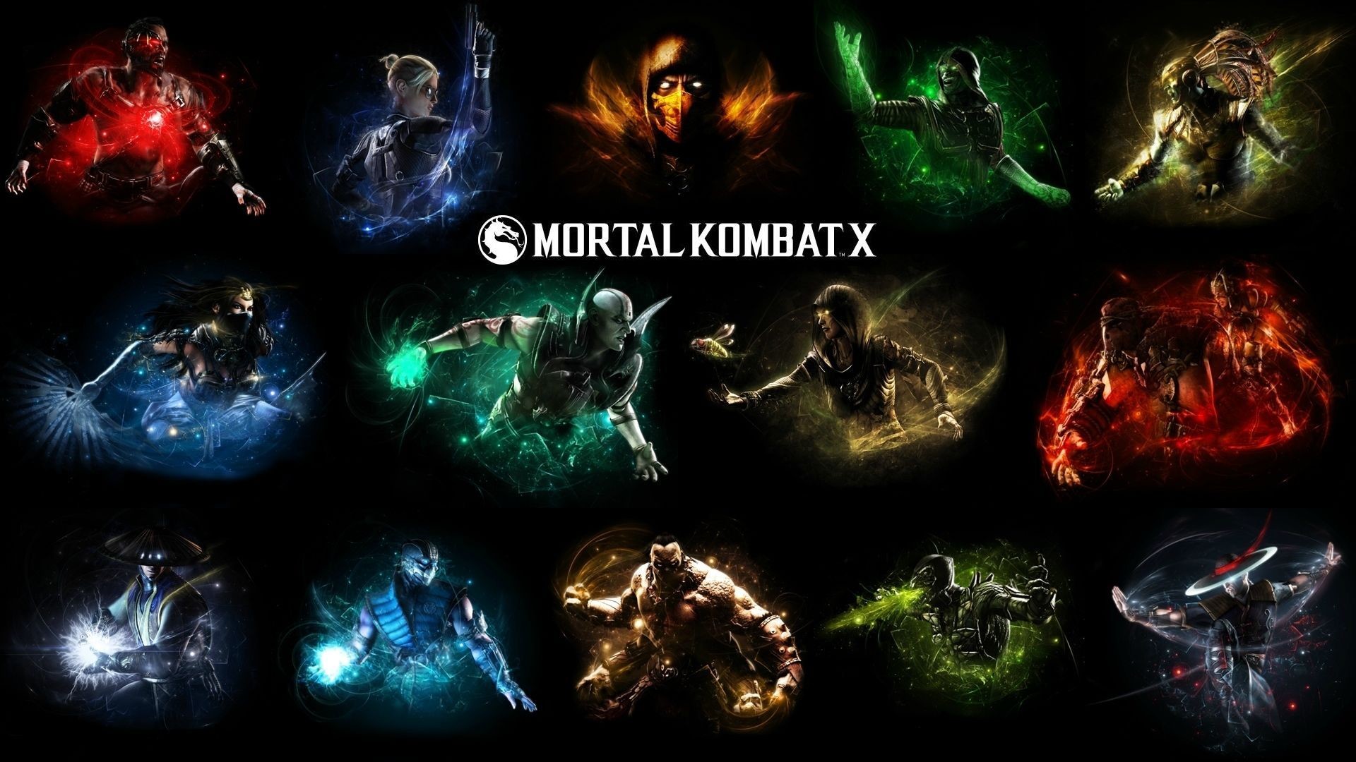 Mortal Kombat Logo Hd Wallpaper - Mortal Kombat X Wallpaper Hd - HD Wallpaper 