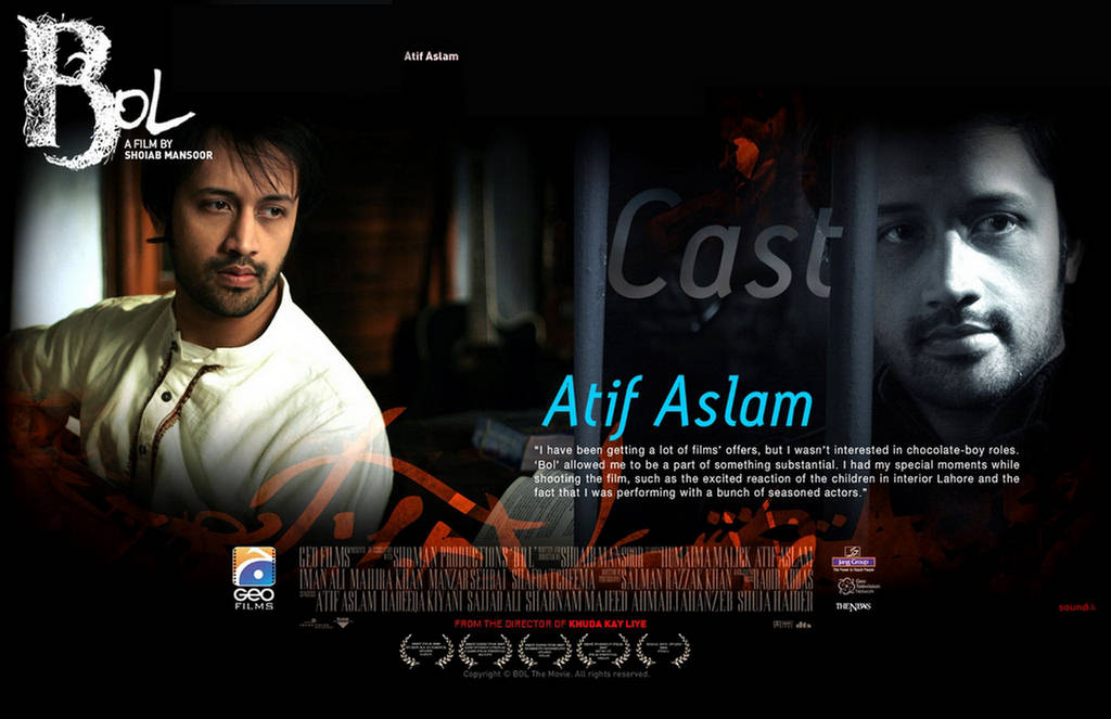 Atif Aslam Bol Movie - HD Wallpaper 