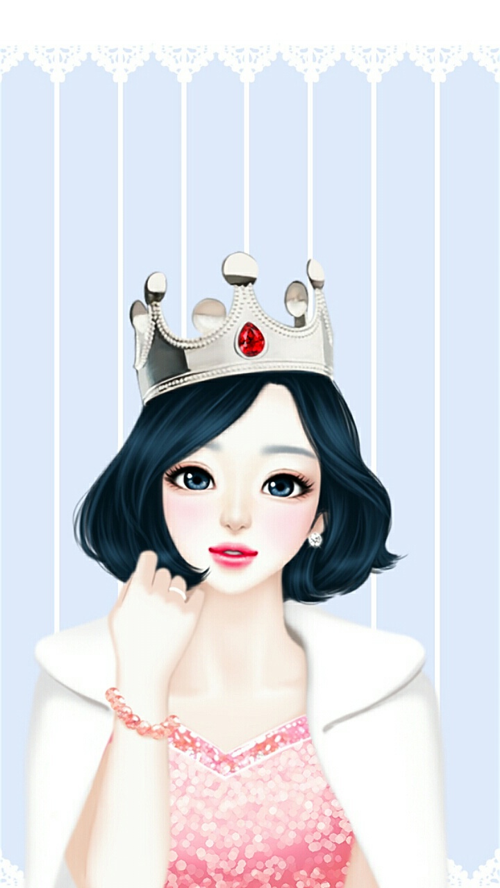 Enakei, Wallpaper, And Lovely Girl Image - Queen Lovely Girl Cartoon -  720x1280 Wallpaper 