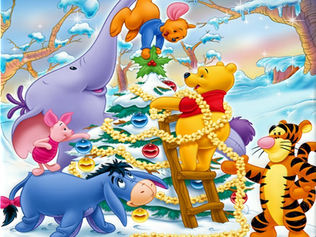 Disney Christmas - Disney Christmas Wallpaper Hd - 1024x768 Wallpaper -  