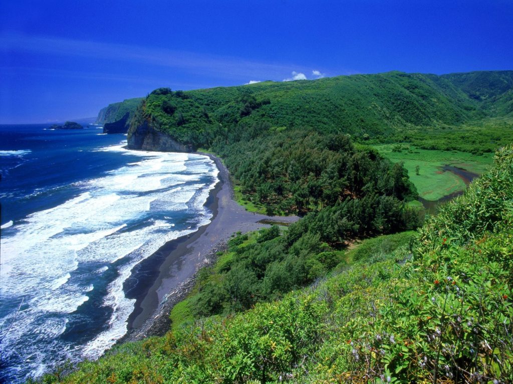 Valley Beach Ultra Hd 32k Wallpaper - Pololu Valley Hawaii - HD Wallpaper 