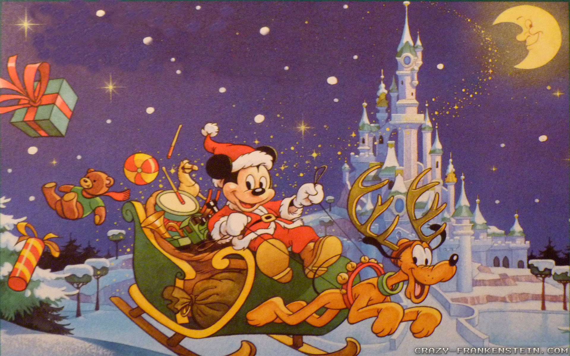 1920x1200, Christmas Disney Wallpaper - Christmas Wallpaper Disney - HD Wallpaper 