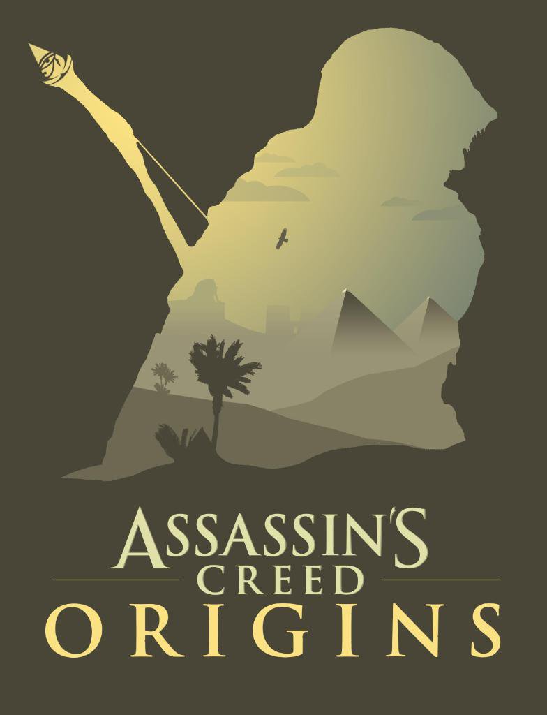 Assassins Creed Origins Minimalist - HD Wallpaper 