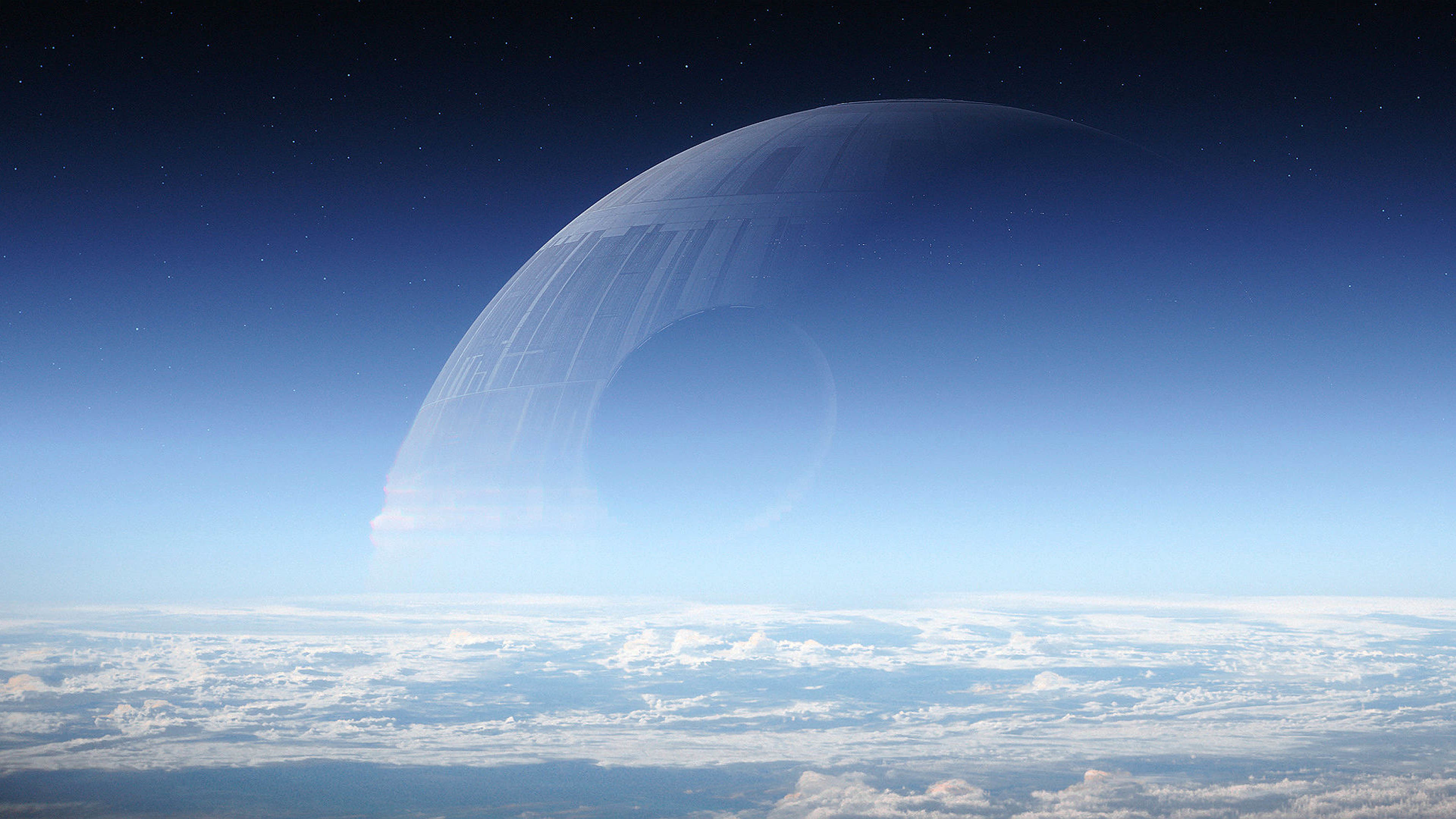 Death Star - Rogue One Death Star Wallpaper 4k - HD Wallpaper 