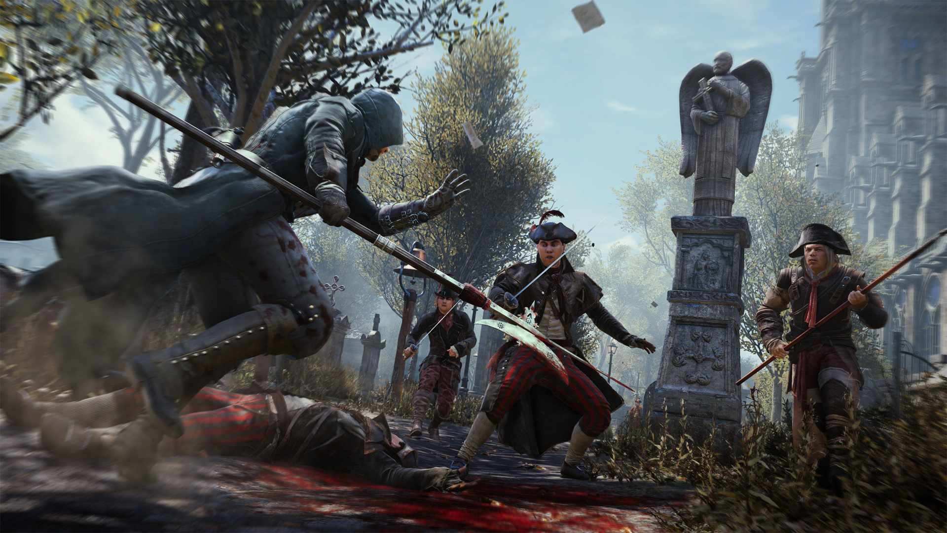 Assassins Creed Unity Combat - HD Wallpaper 