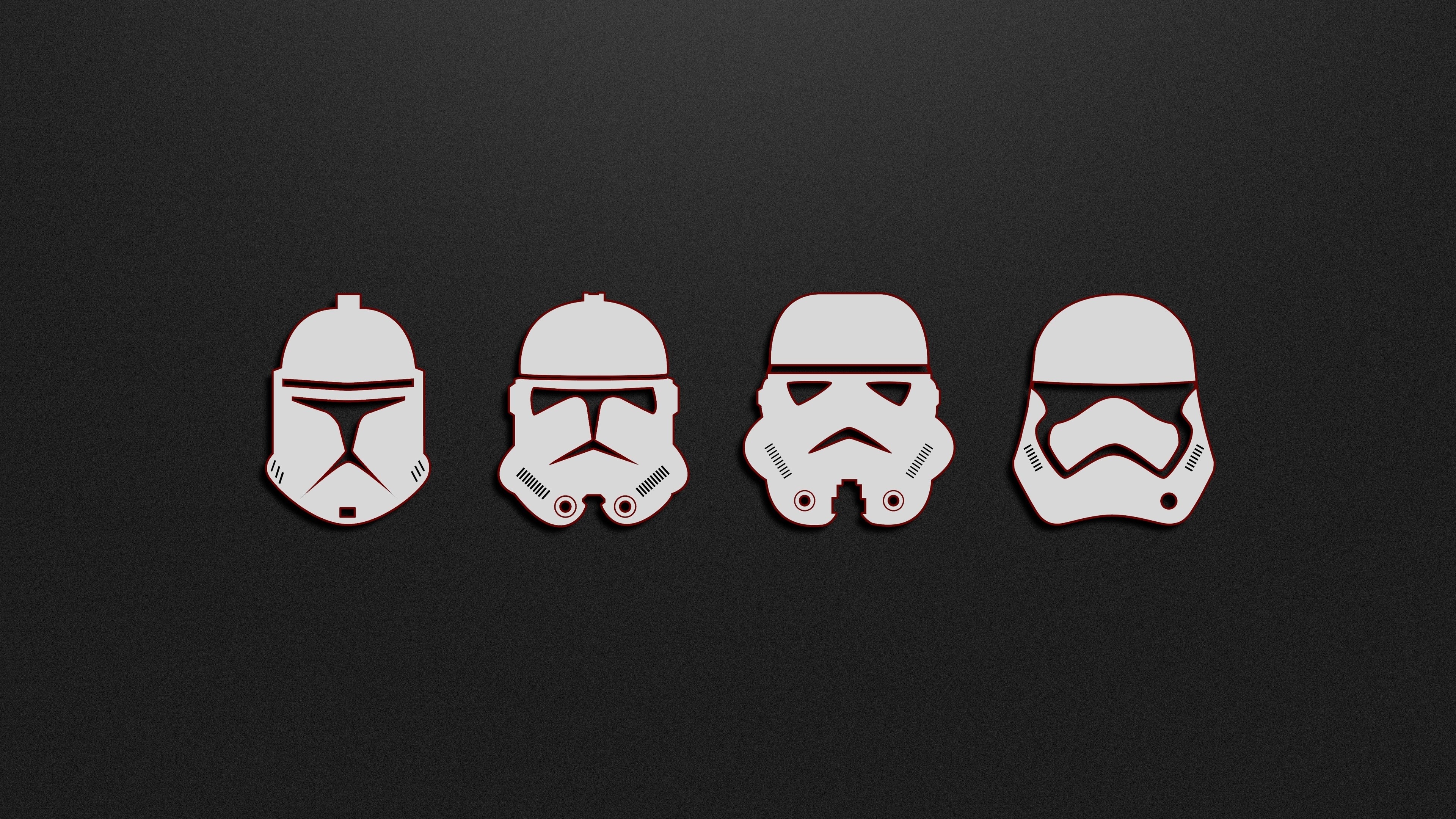 Minimal, Soldiers, Stormtrooper, Star Wars, Wallpaper - Star Wars Wallpaper Laptop - HD Wallpaper 