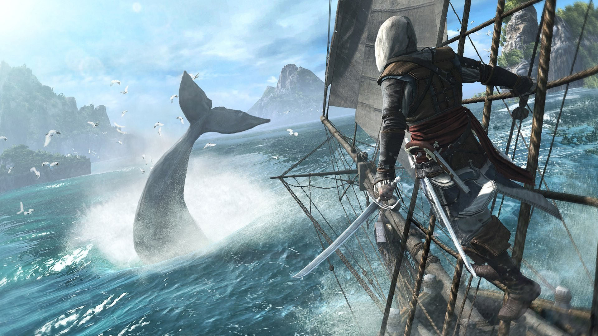 Amazing Assassins Creed Black Flag - Assassin's Creed Blag Flag - HD Wallpaper 