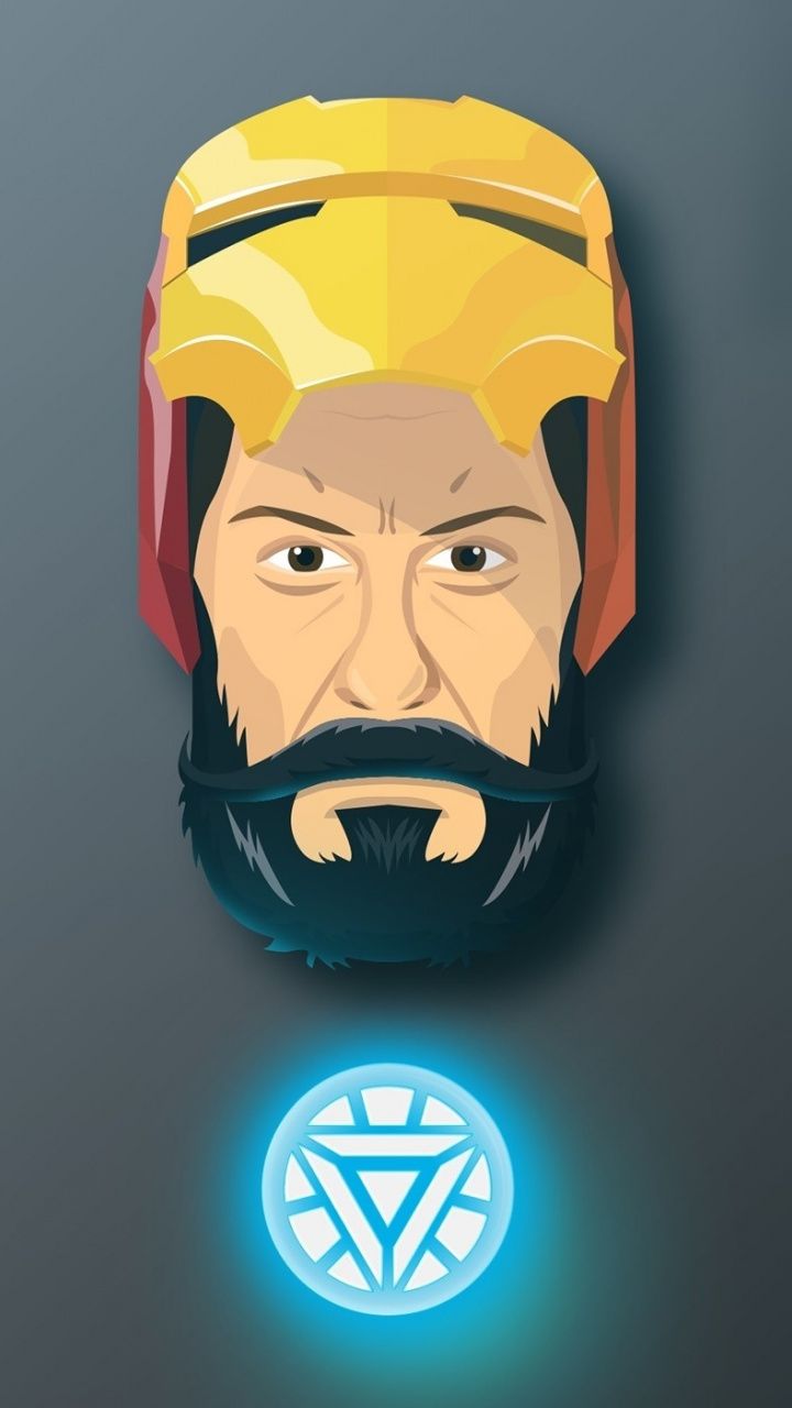 Wallpaper, Superhero, Man, Iron, Beard, Artwork, Amazing, - Super Hero Beard - HD Wallpaper 