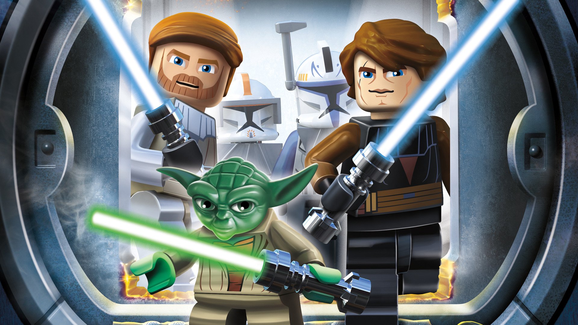 Lego Star Wars The Clone Wars - HD Wallpaper 