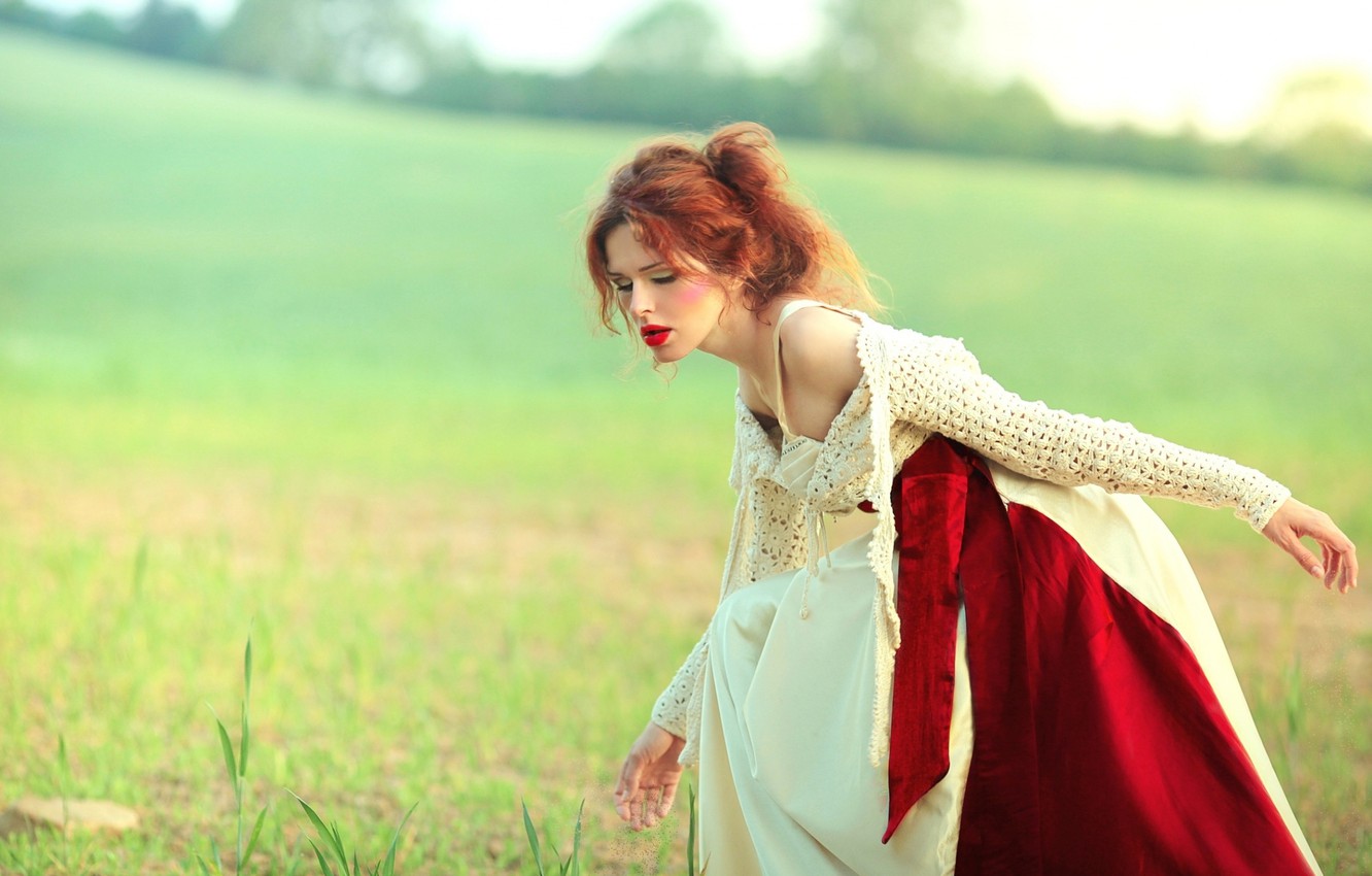 Photo Wallpaper Nature, Pretty, Beauty, Lady, Lovely - Agneshka Lorek - HD Wallpaper 