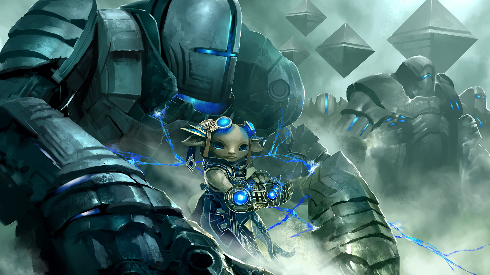 Asura With Army Of Golems - Guild Wars 2 Asura - HD Wallpaper 