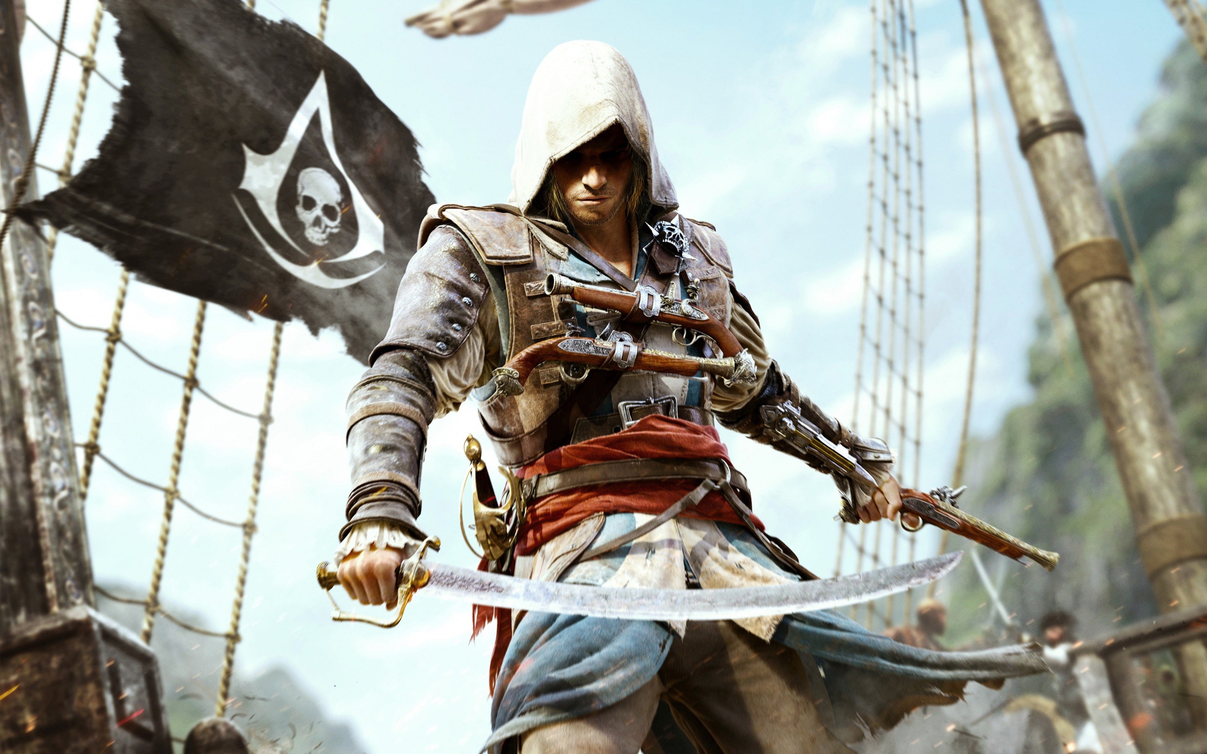 Assassin Creed 4 Background - 4000x2500 Wallpaper 