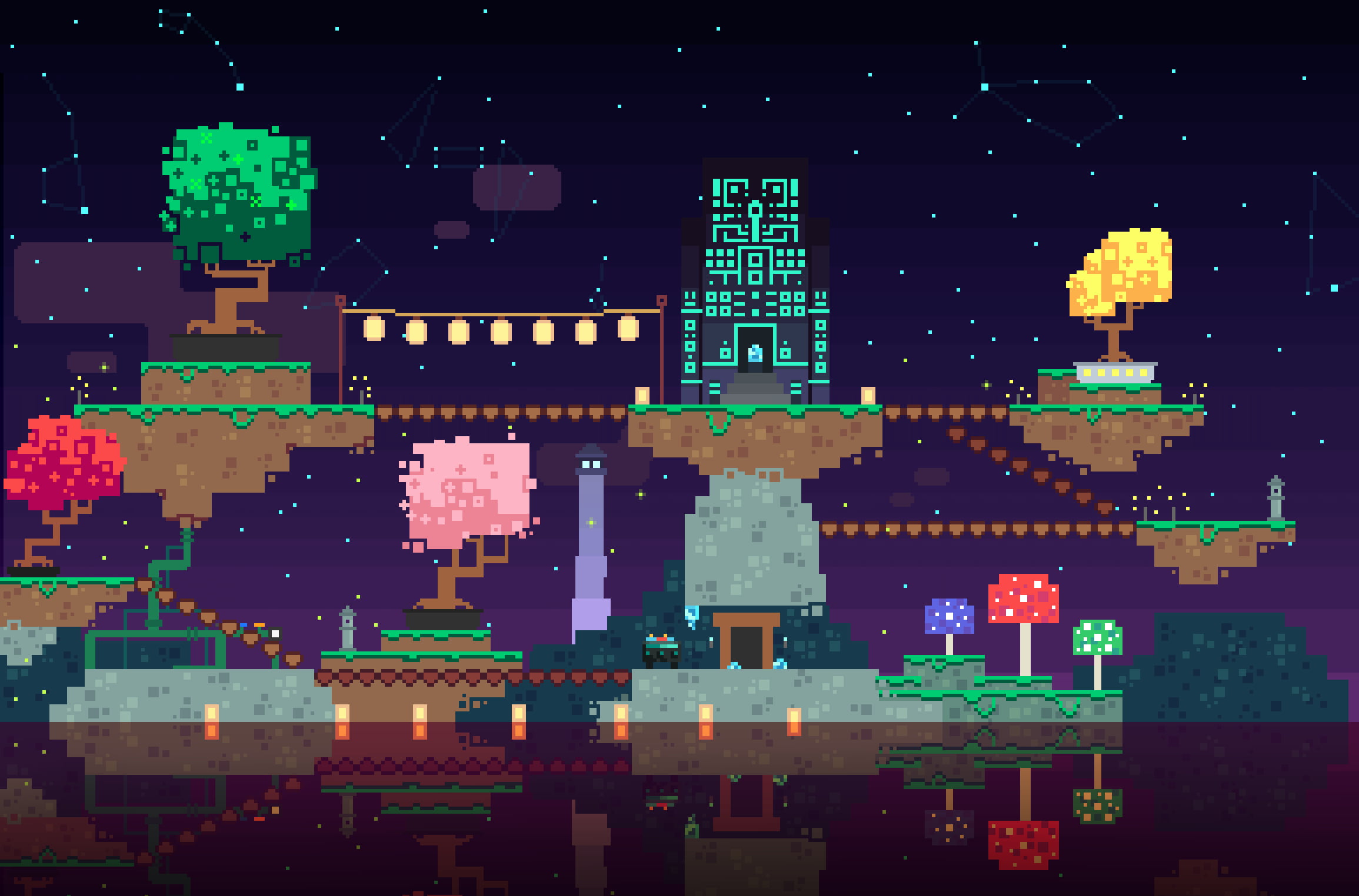 Pixel Art Fez Game - HD Wallpaper 