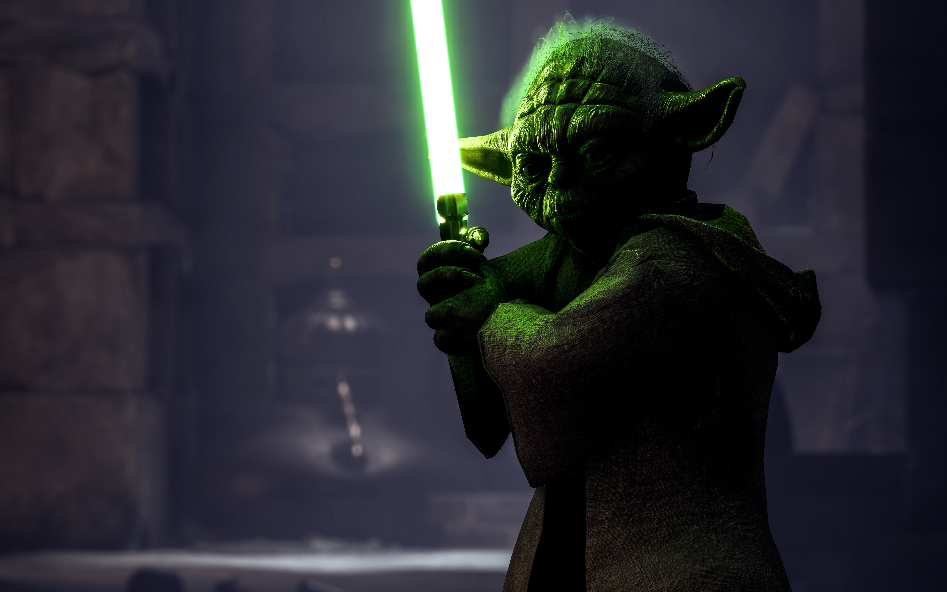 Star Wars Yoda Hd - HD Wallpaper 