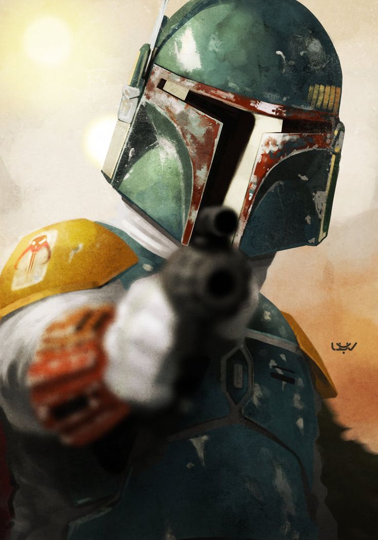 Star Wars Boba Fett Art - HD Wallpaper 