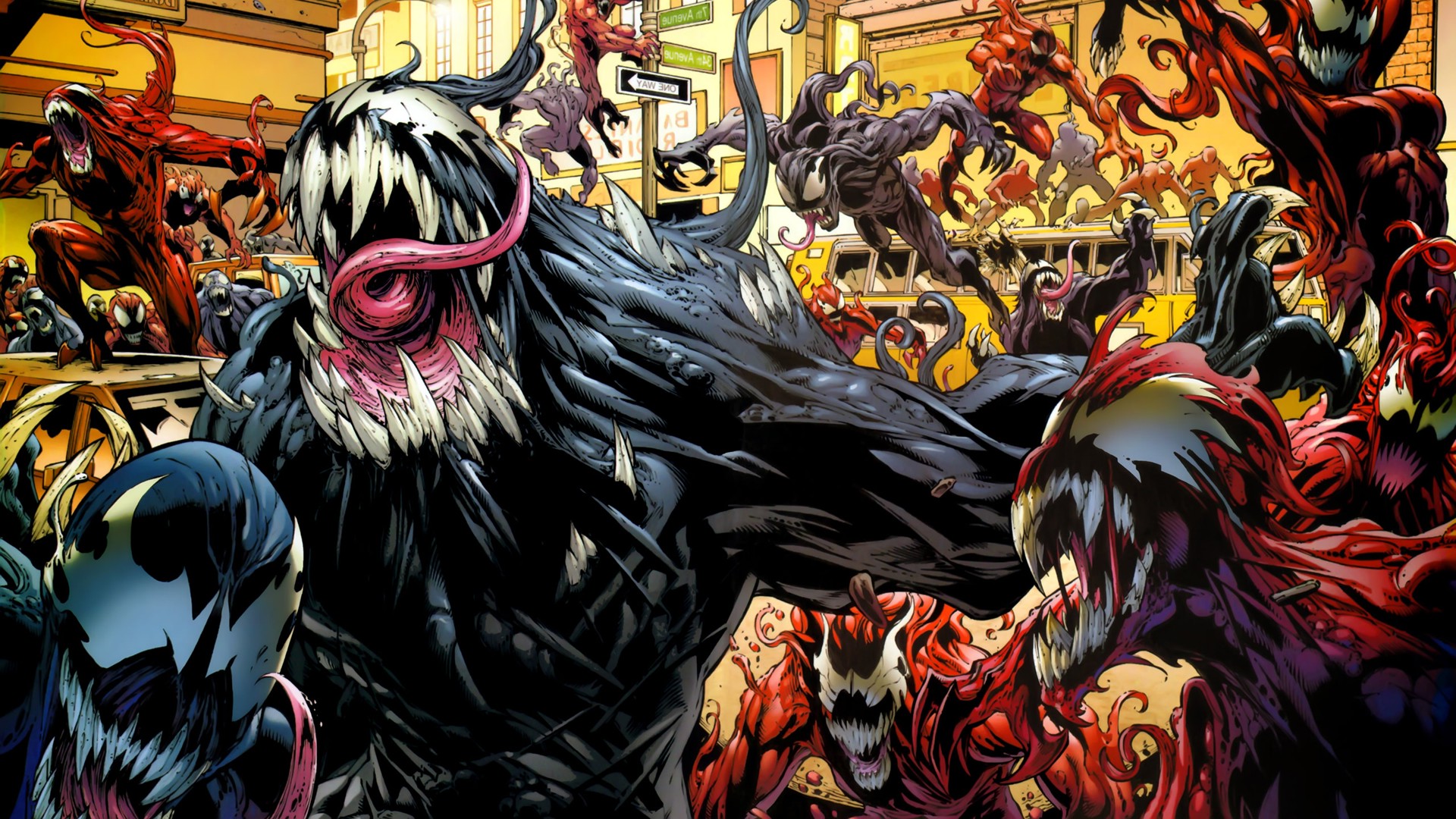 Carnage Comic Wallpaper Hd - HD Wallpaper 