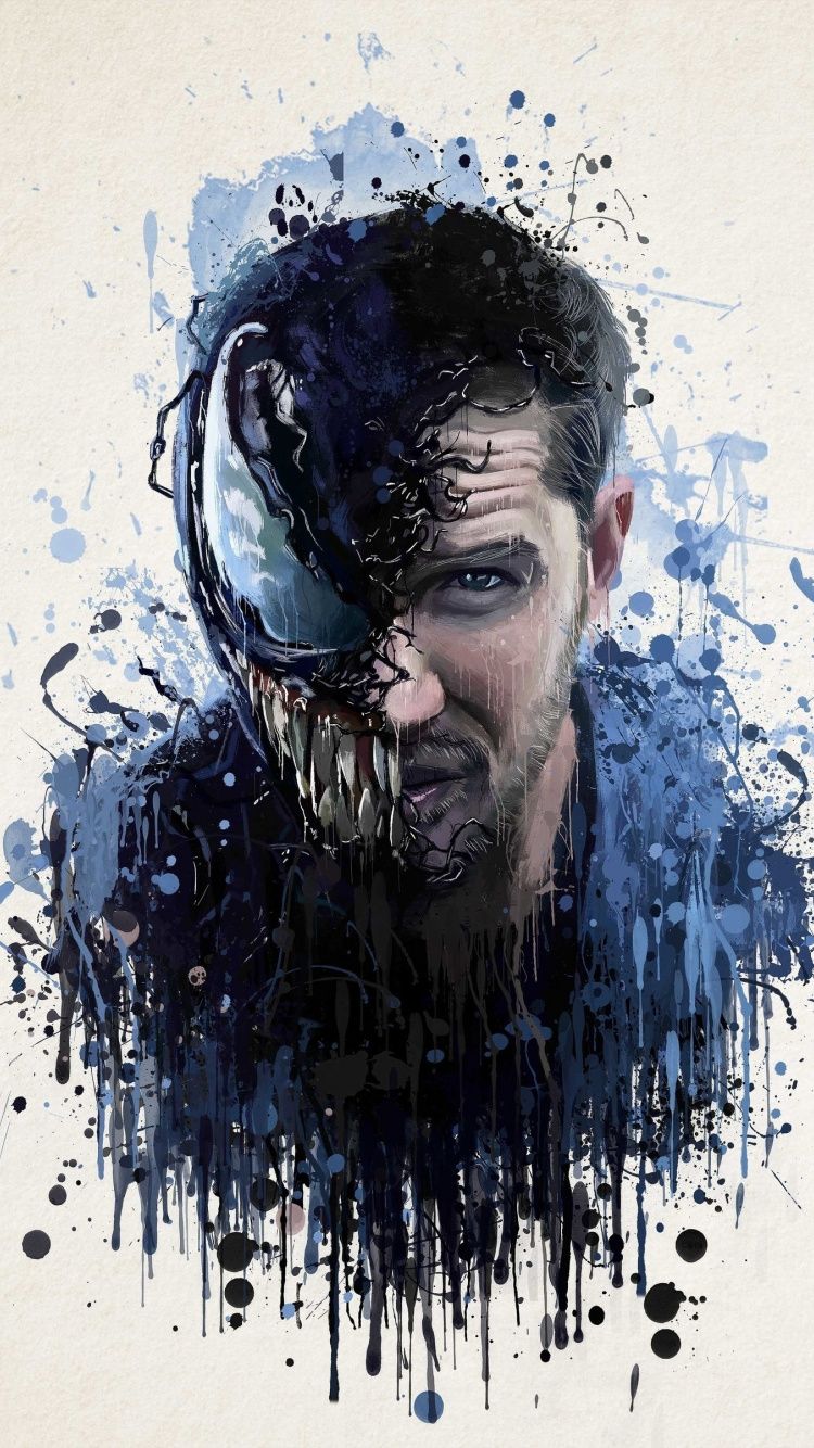 Venom Portrait Art - HD Wallpaper 