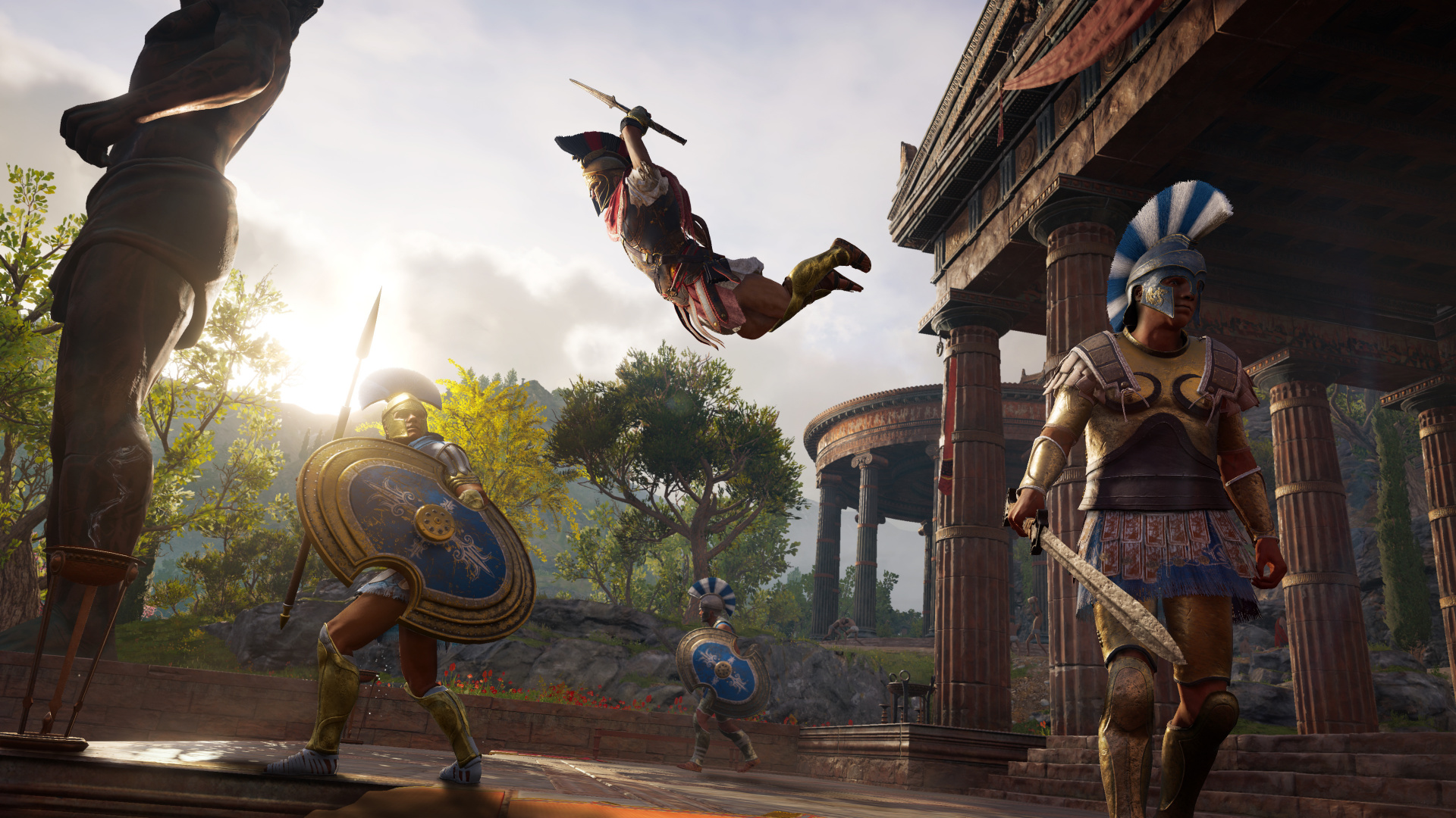 Warrior, Fight Arena, Assassin S Creed Odyssey, 2018, - Eagle Assassin's Creed Odyssey - HD Wallpaper 