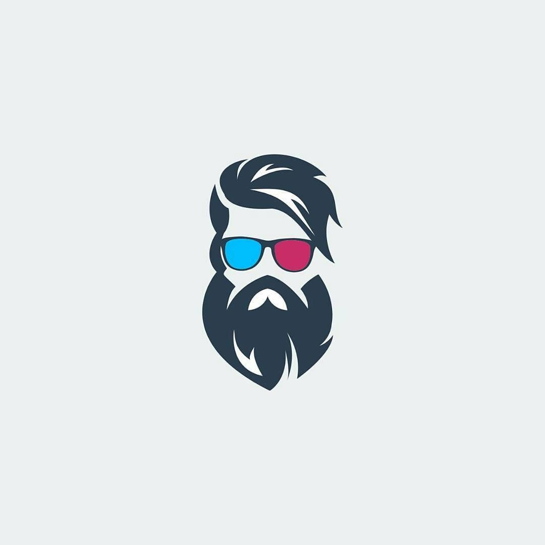 Beard Logo Man - Beard Design Tatoos - HD Wallpaper 