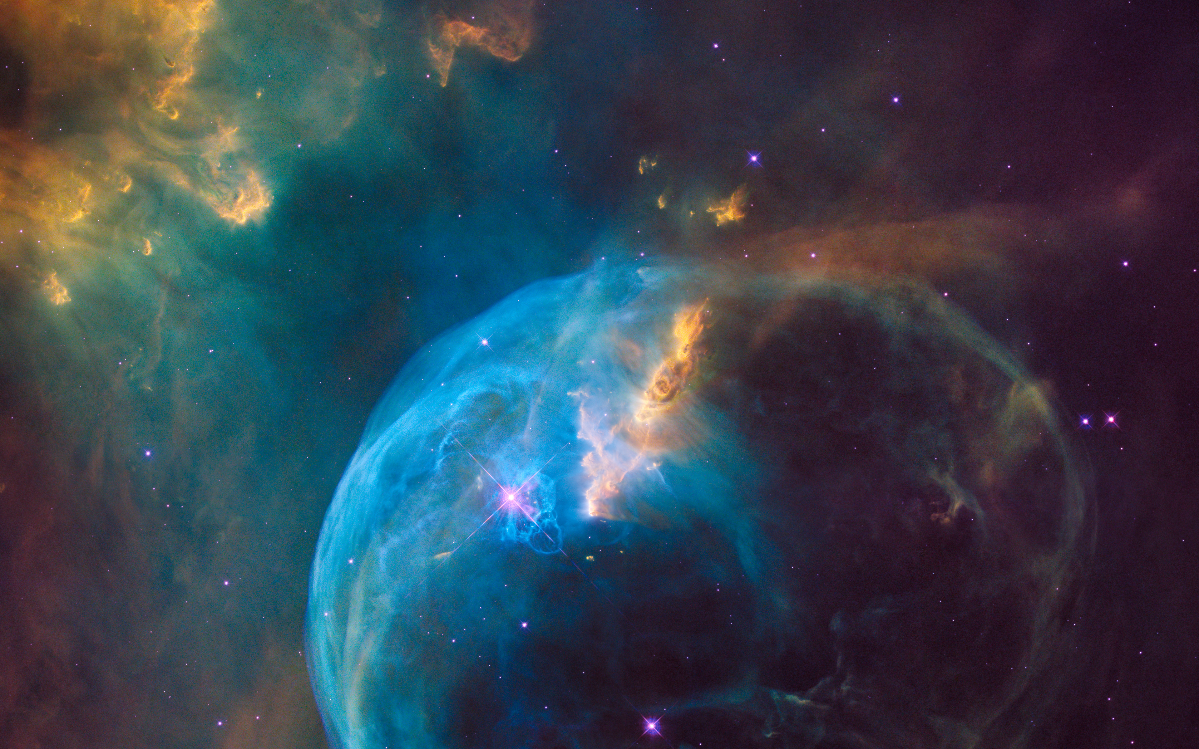 Bubble Nebula - HD Wallpaper 