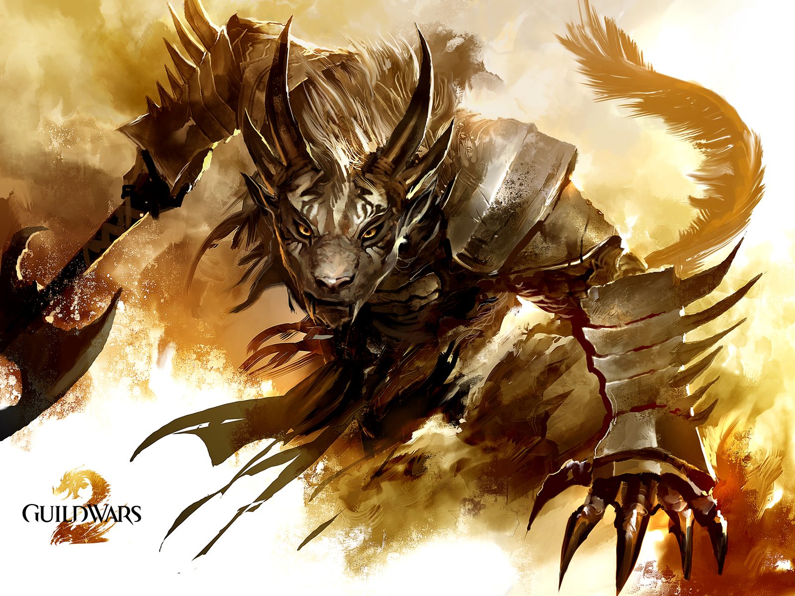 Gw2 Charr Female Art - HD Wallpaper 