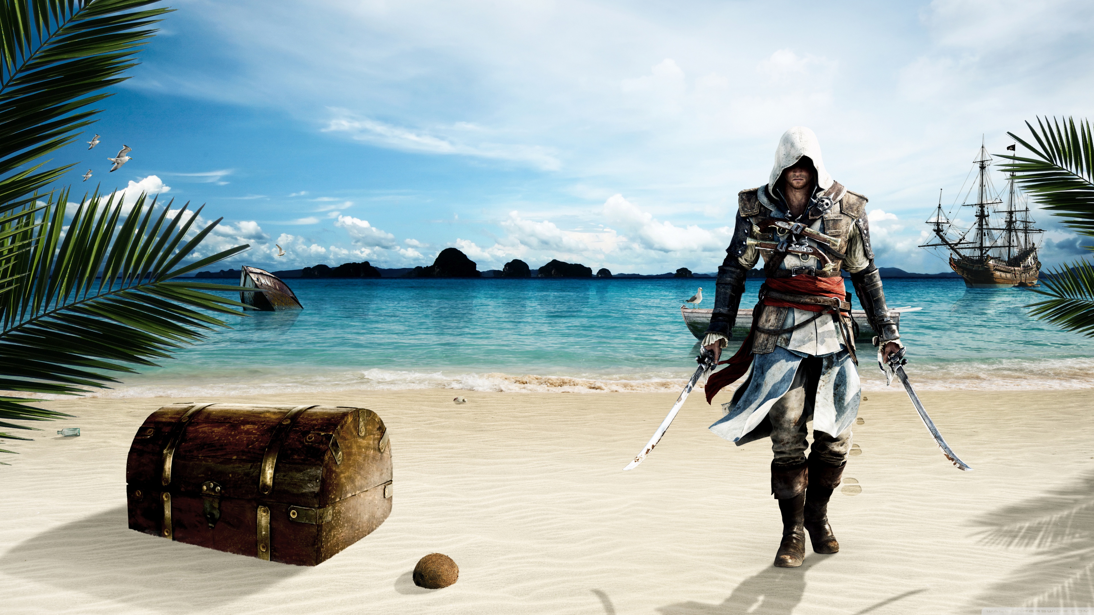 Assassin's Creed 4 4k - HD Wallpaper 