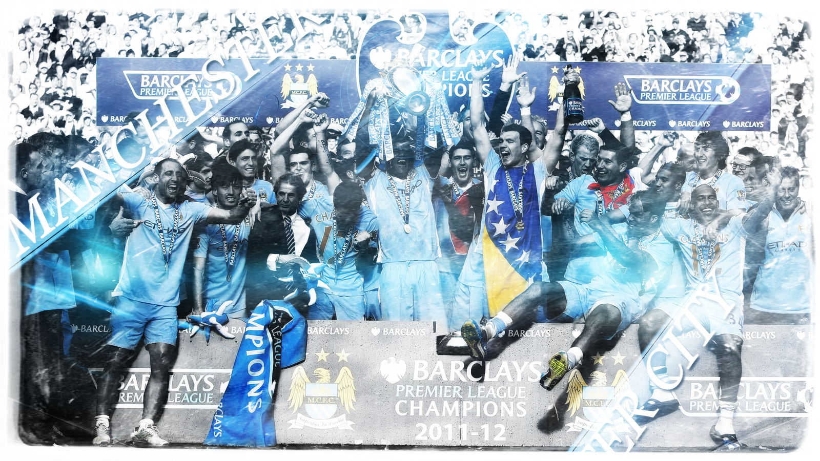 Winner Champions Manchester City Wallpaper - Manchester City Champions Wallpaper 1080p - HD Wallpaper 