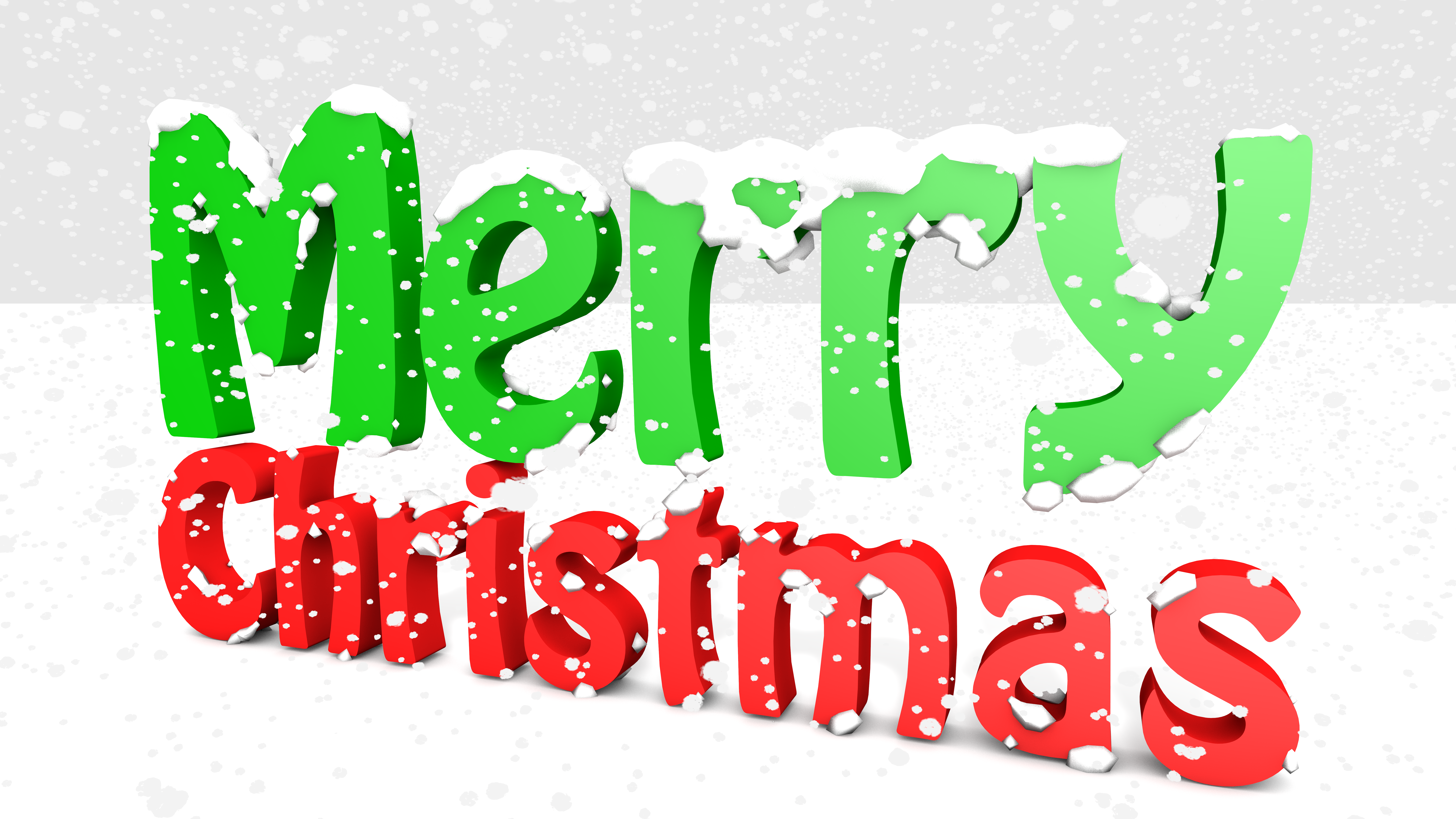 Ultra Hd Christmas Png - Merry Christmas 3d Png - HD Wallpaper 