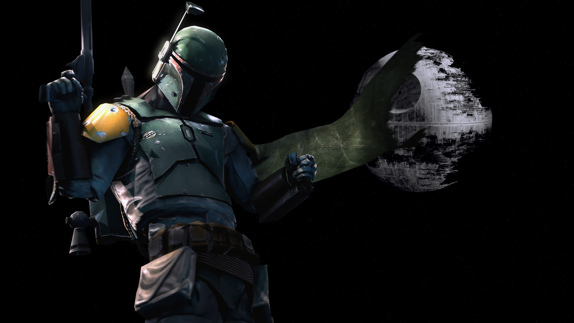 Boba Fett Wallpaper Boba Fett Wallpaper By The 
 Data - Bounty Hunter Star War - HD Wallpaper 