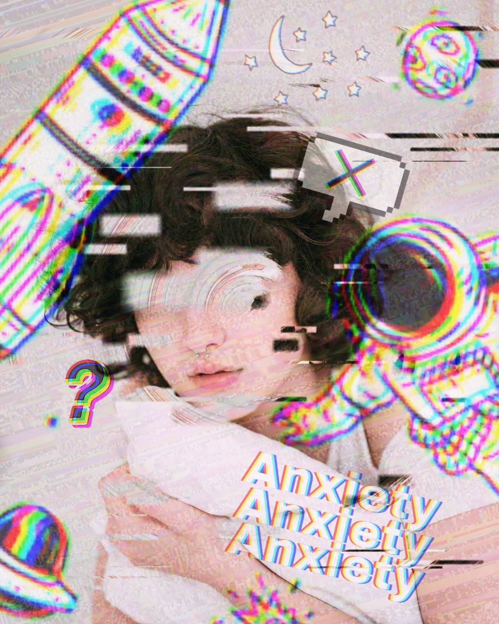 #freetoedit #girl #glitcheffect #glitch #tumblr #aesthetic - Aesthetic Wallpaper Tumblr Girl - HD Wallpaper 