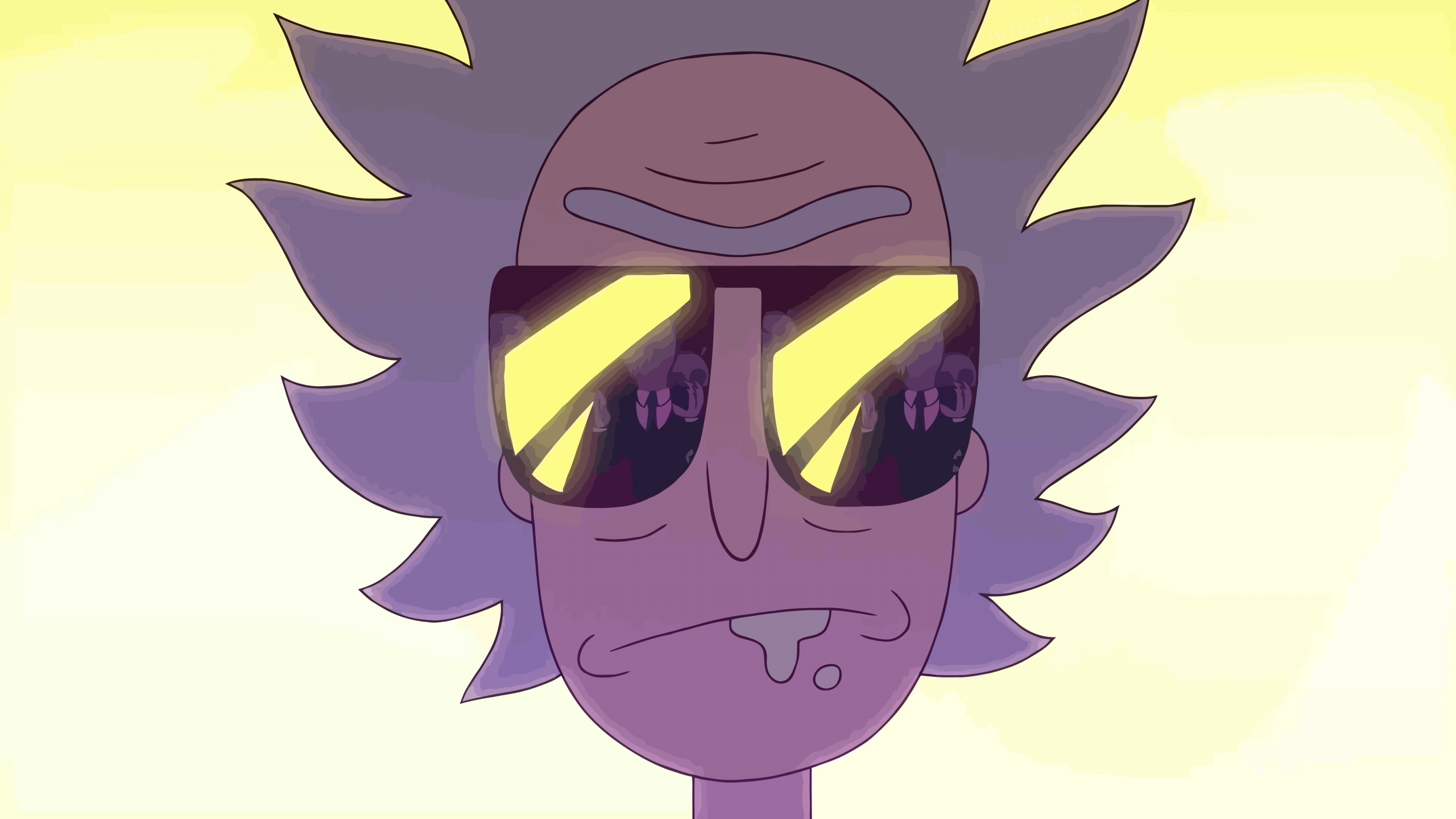 Rick And Morty, Rick Sanchez, Tv Series, Sunglasses, - Rick Run The Jewels - HD Wallpaper 