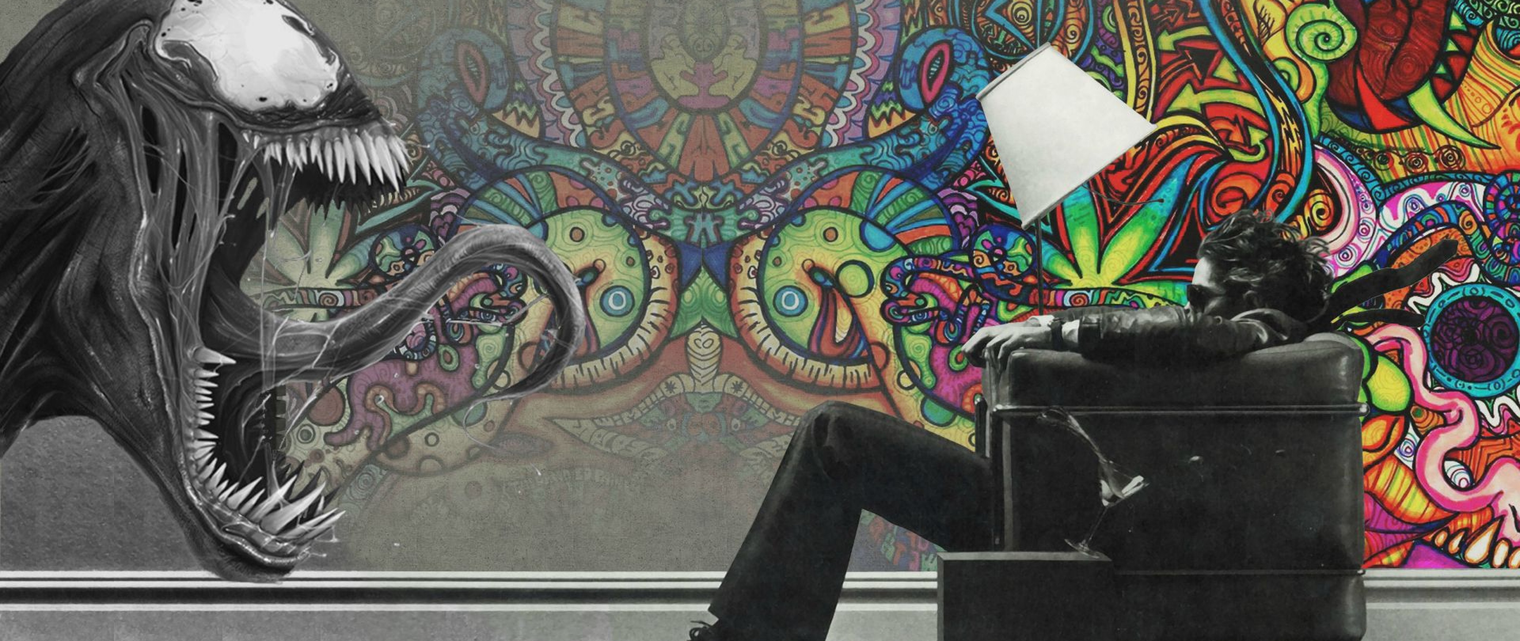 Psychedelic Graffiti - HD Wallpaper 