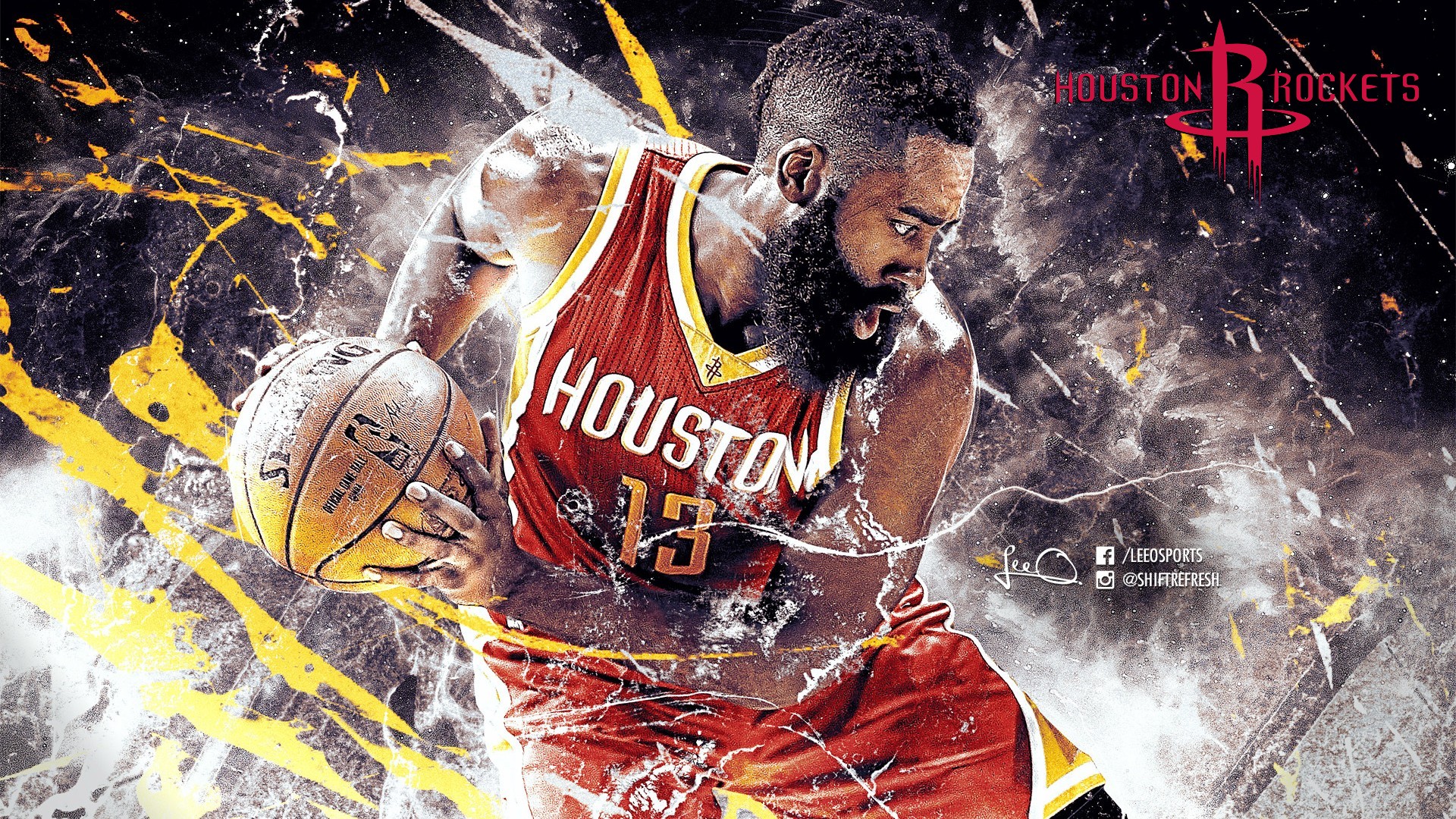 James Harden Beard Desktop Wallpapers With Image Dimensions - James Harden Wallpaper 2017 - HD Wallpaper 